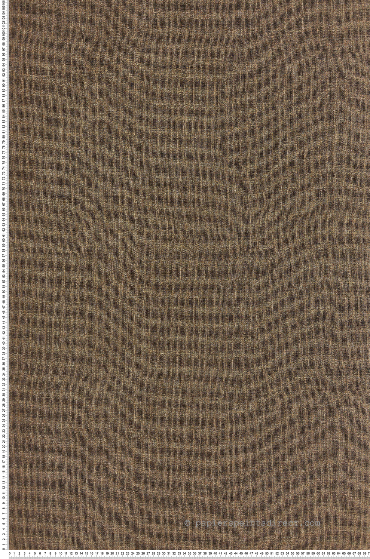 Papier peint Uni Jute Lienzo marron sépia - Casa Azul de Casamance | Réf. CAS-76332956