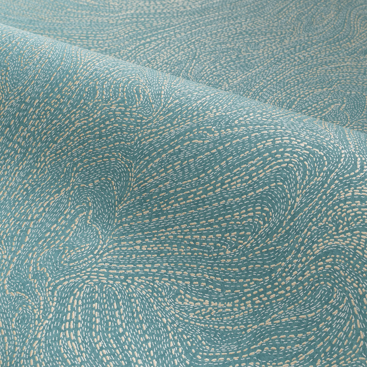 Papier peint Voie Lactée bleu glacier doré - Nuit d'Orient de Casamance | Réf. CAS-75413976