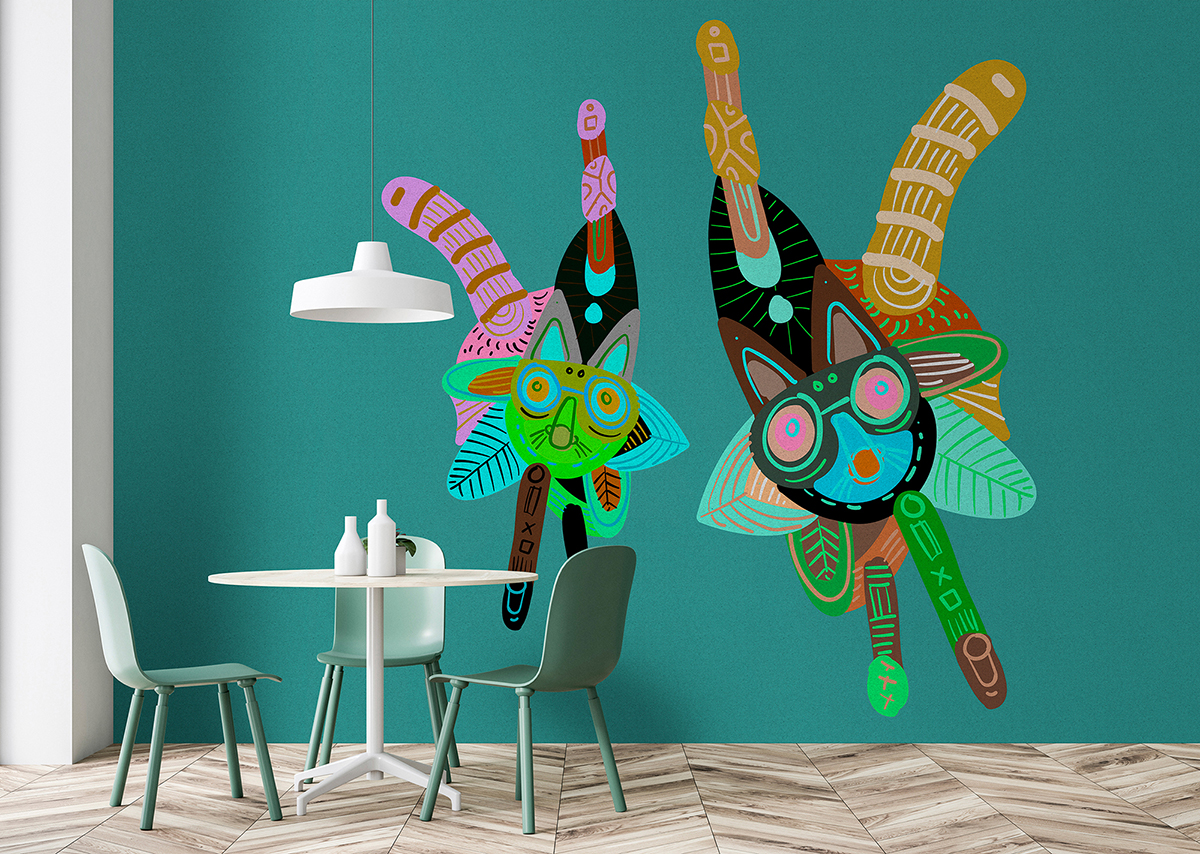 Papier peint panoramique Walls by Patel 3 - Référence DD121928 - Intissé 200g/m2 - 400 x 270 cm