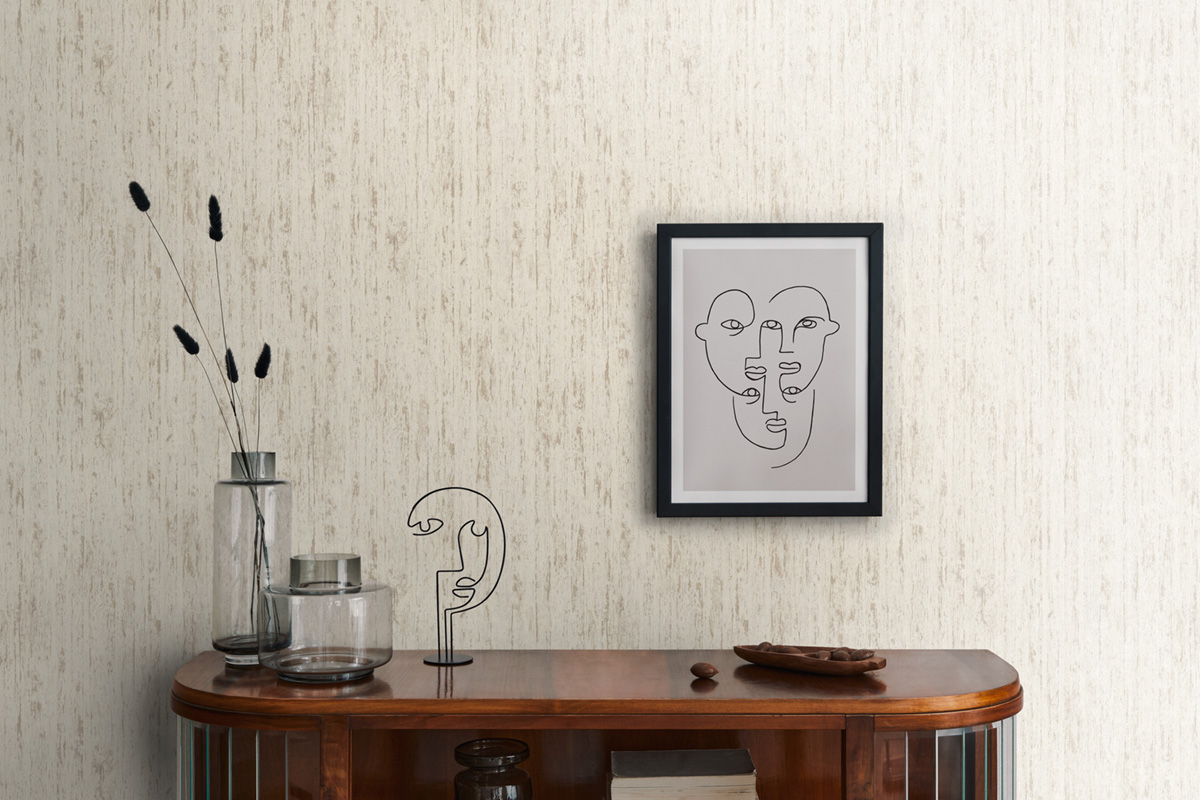 Papier peint Essence Bois écru doré - Smart Surfaces d'A.S. Création AMB2 | Réf. AS-395613