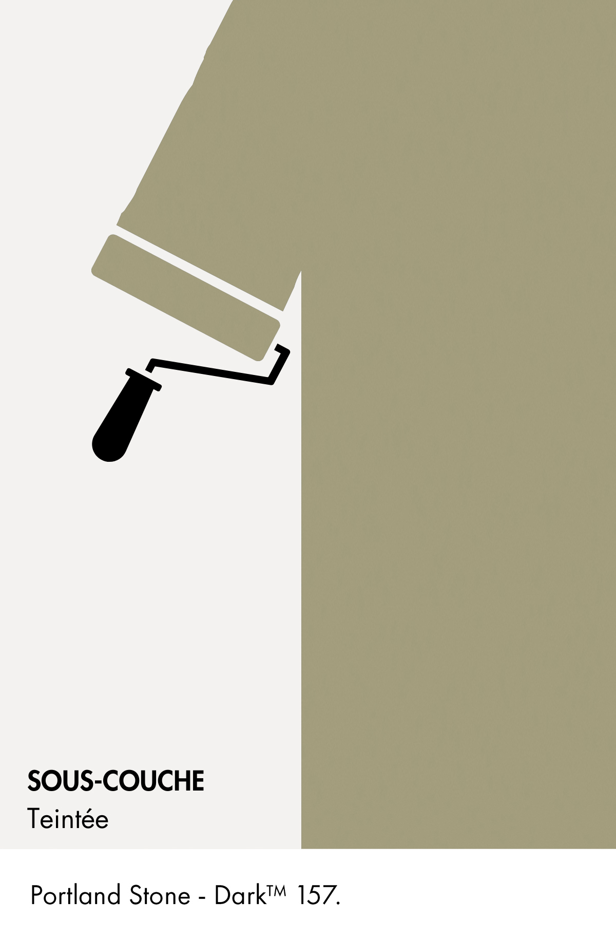 Sous-couche teintée Portland Stone Dark n°157 Intelligent ASP (All Surface Primer) 1 litre