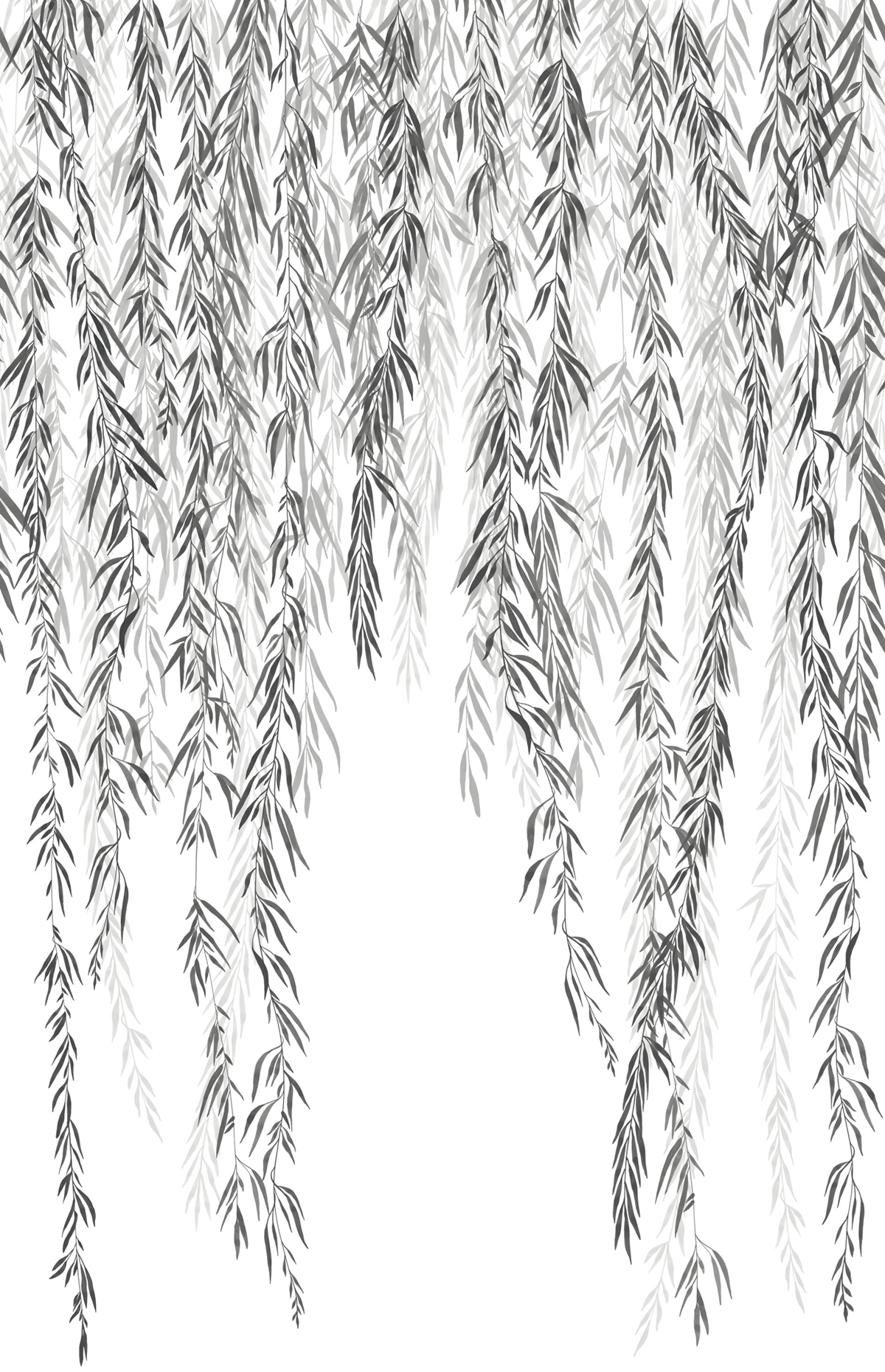 Papier peint panoramique Feuillage Murmures d'Automne L fusain 200X310 - Wonderwalls 2 de Casadéco | Réf. WDWD200159404