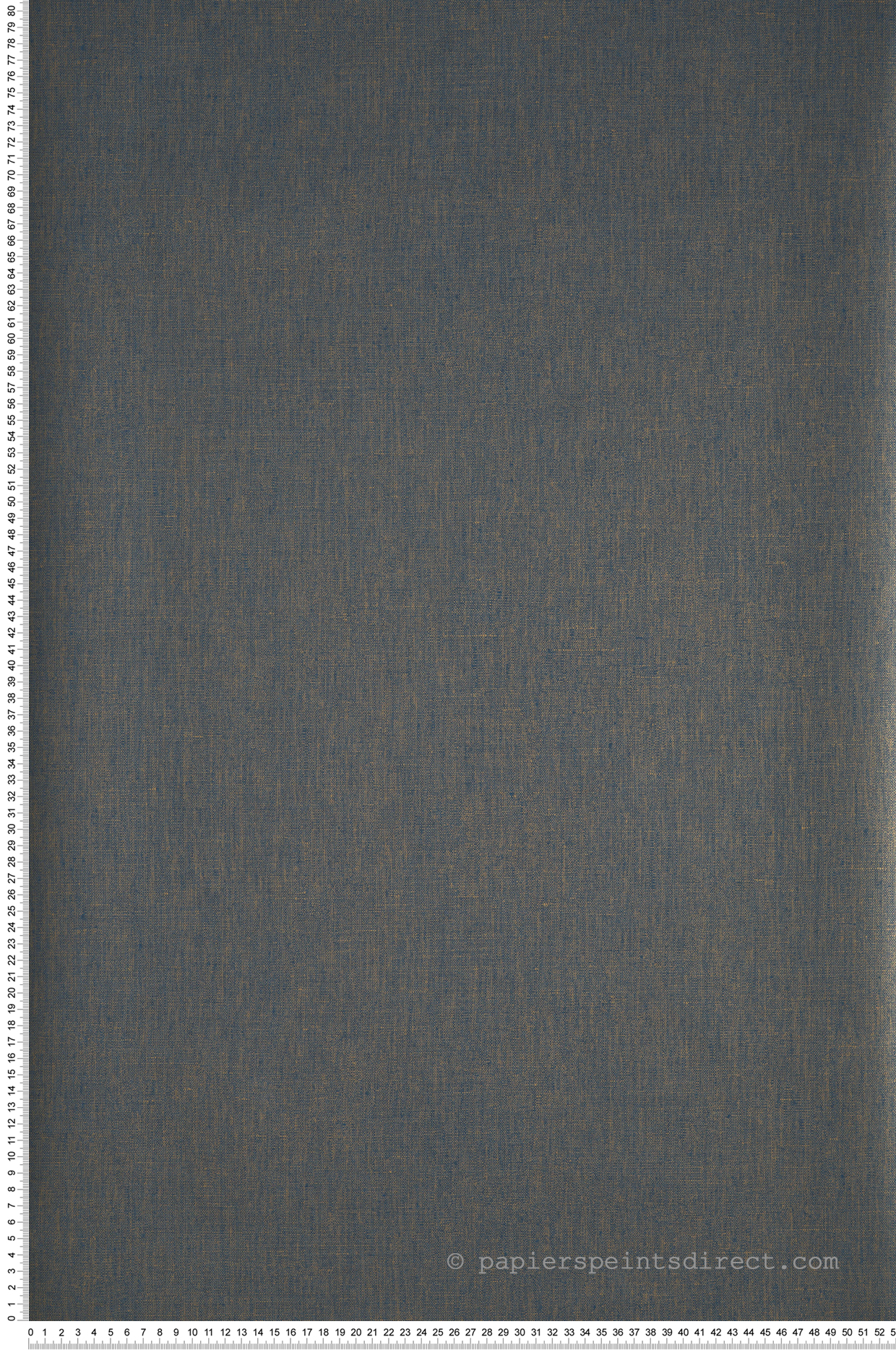 Papier peint Faux uni lin bleu nuit doré - The Place to Bed de Casélio | Réf. PTB100606803