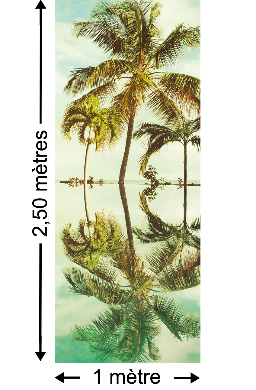 Papier peint palmiers Key West Panel - Papier peint lé unique Komar