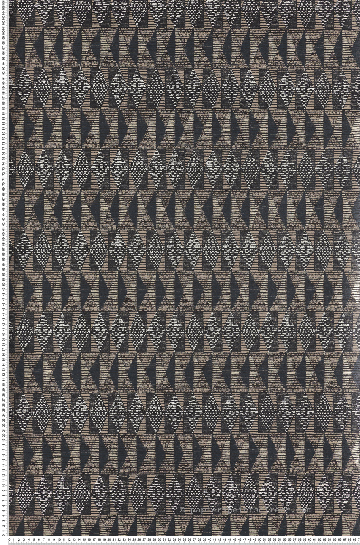 Papier peint Ethnique Bolga taupe - Amani de Masureel | Réf. MAS-AMA204