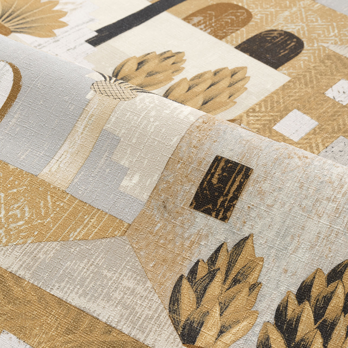 Papier peint Maison Monterosso sable mordoré - Aventura de Casamance | Réf. CAS-75541732