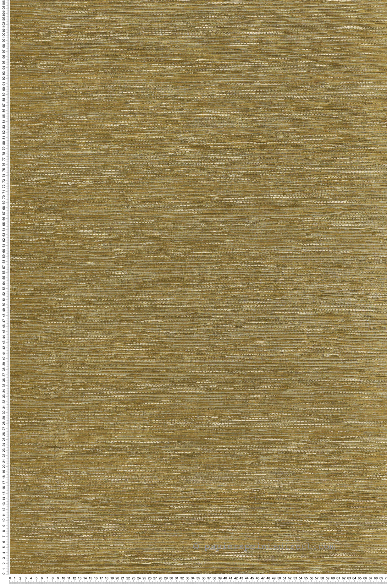 Papier peint Faux Uni Tissage Tatami vert olive - Le Jacquard de Casamance | Réf. CAS-C75345098