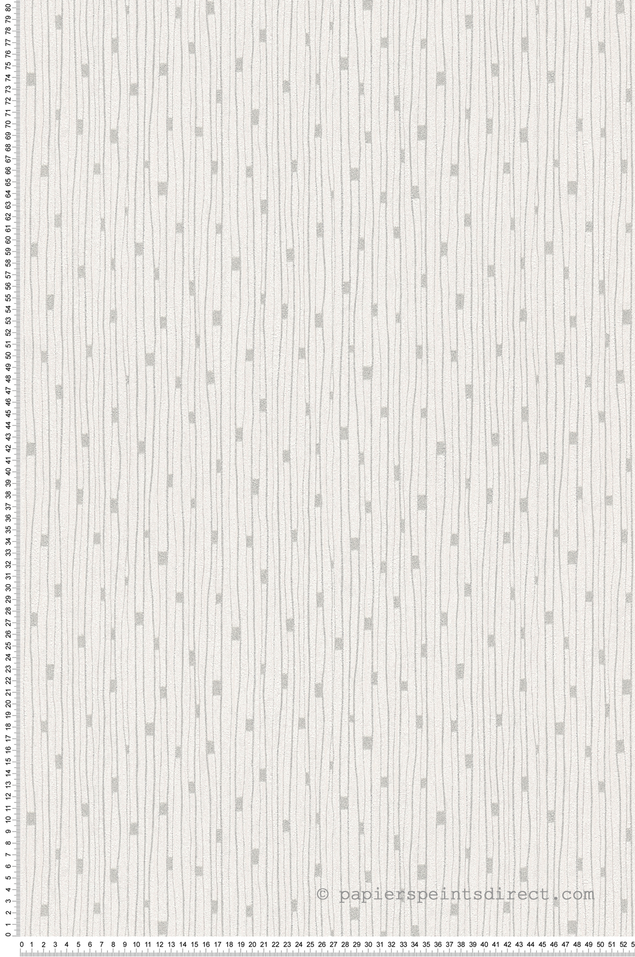 Papier peint Rayure Stars blanc argenté nacré - The BOS d'A.S. Création | Réf. AS-388221