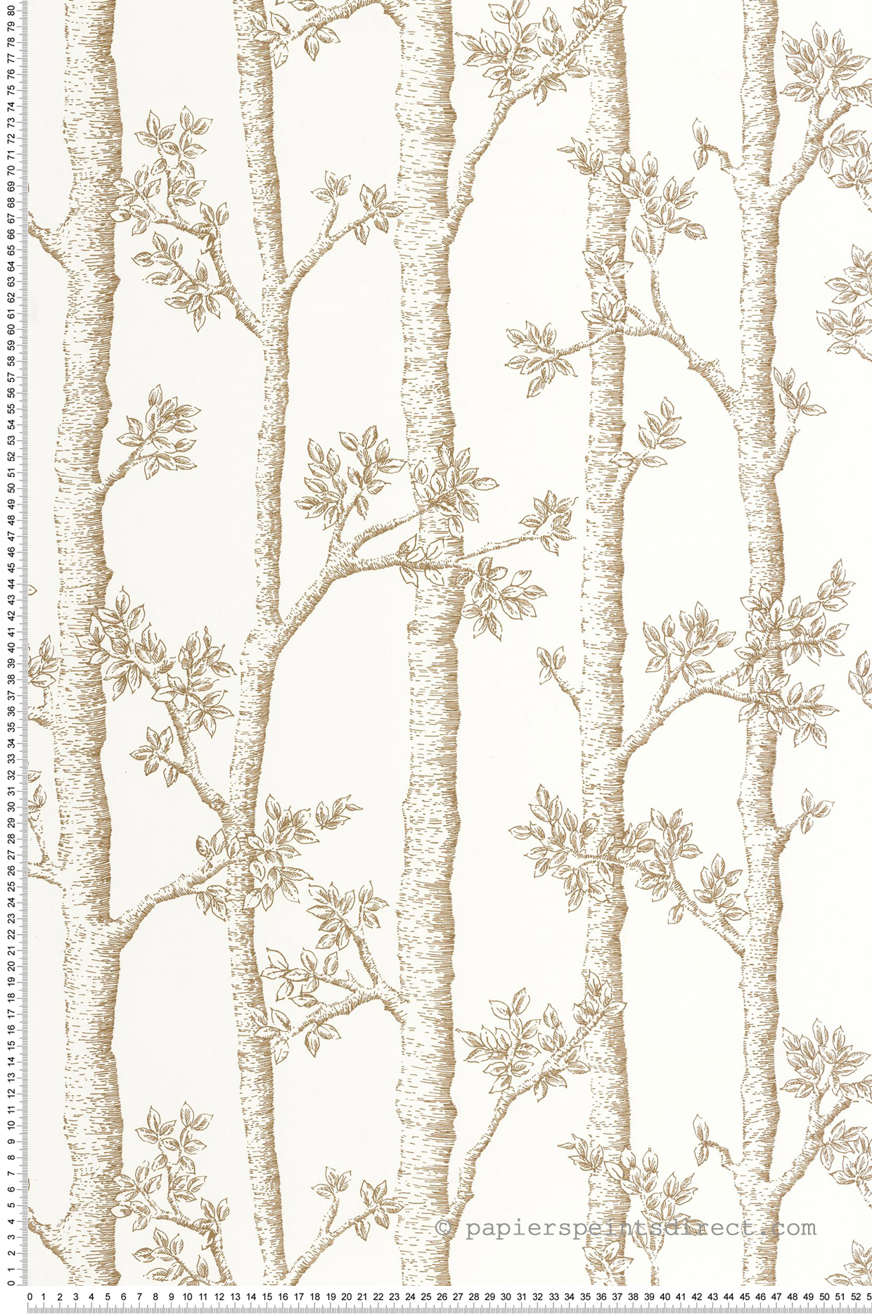 Papier peint Arbre Tronc Automne doré - Balade de Casélio | Réf. BLD106121012