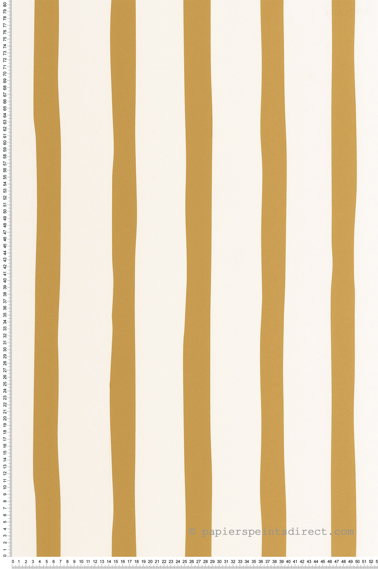 Papier peint Rayures Vagues Barito curry - Stay Wild de Casélio | Réf. WILD104950246