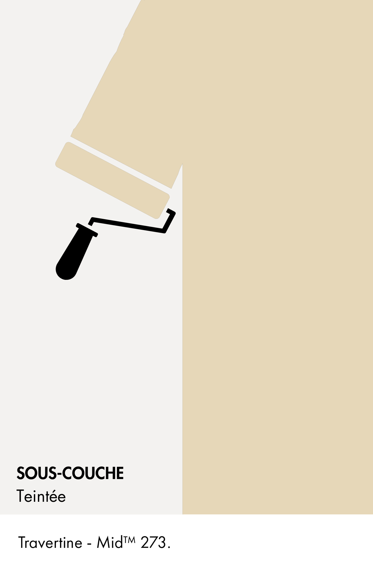 Sous-couche teintée Little Greene Travertine Mid n°273