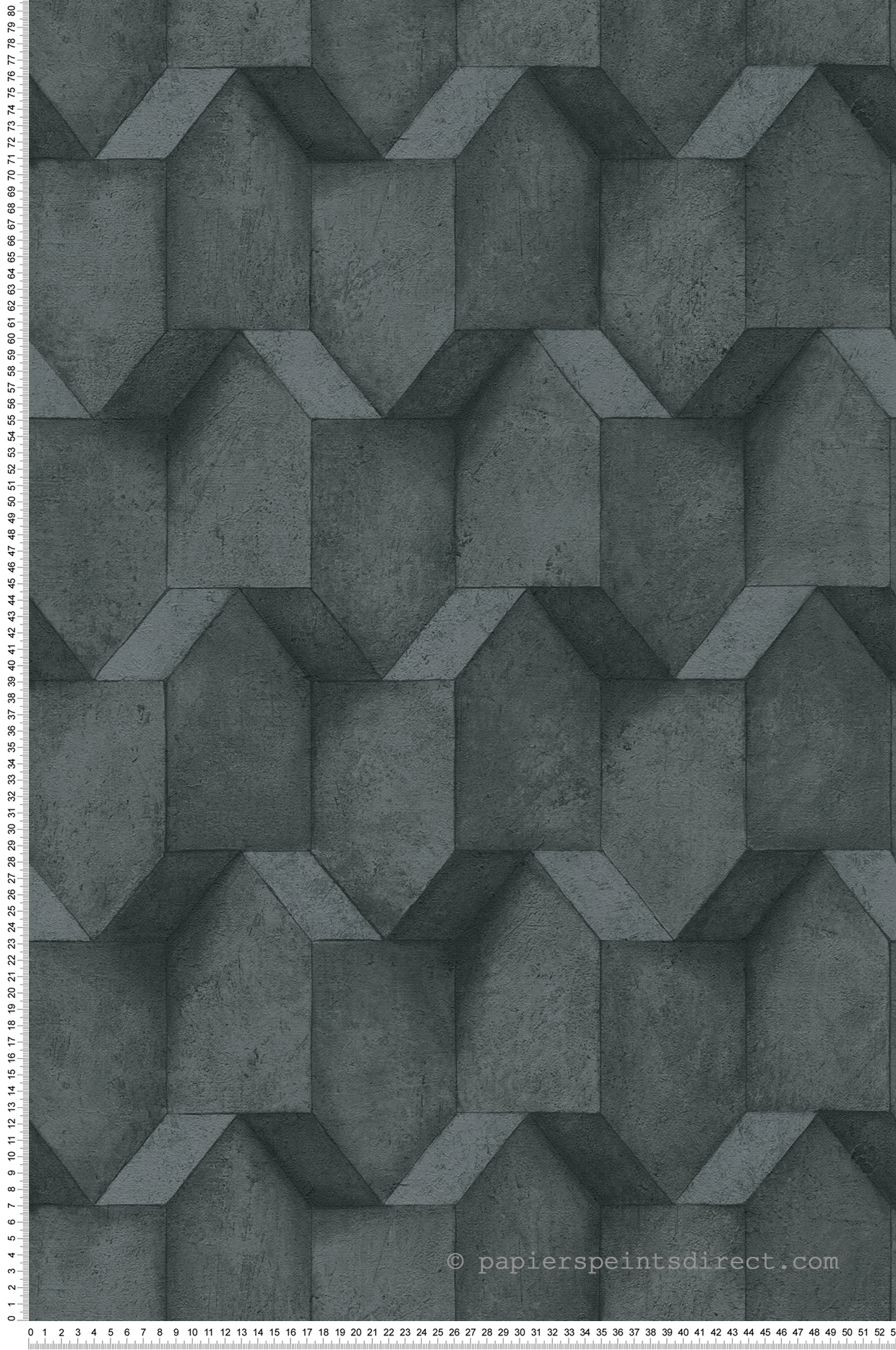 Papier peint 3D Concrete gris noir - The BOS d'A.S. Création | Réf. AS-388272