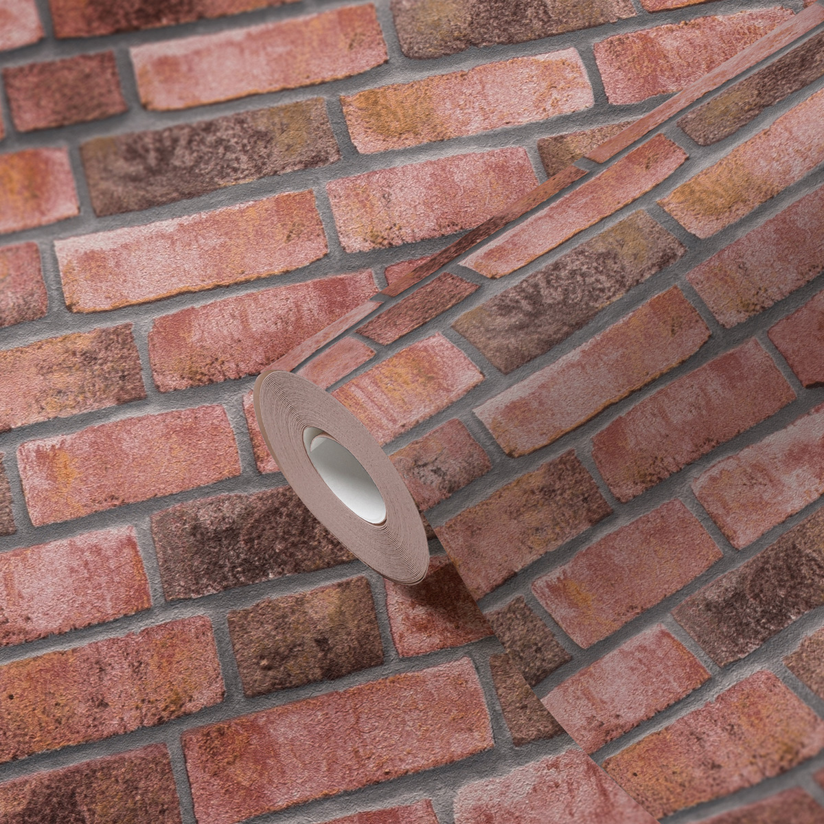 Papier peint Brique London rouge - Elements 2 d'A.S. Création ROLLZ | Réf. AS-388121