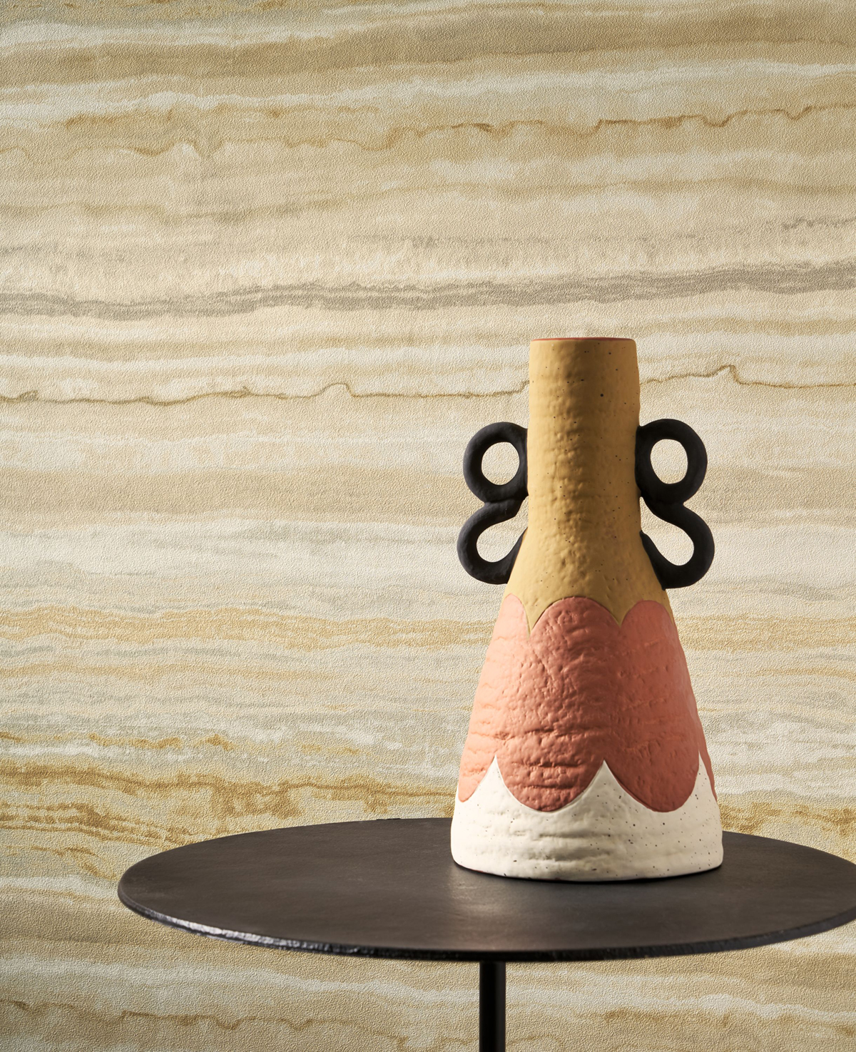 Papier peint Pierre Onyx beige argile - Minerals de Casadéco AMB3 | Réf. MNRL88071326