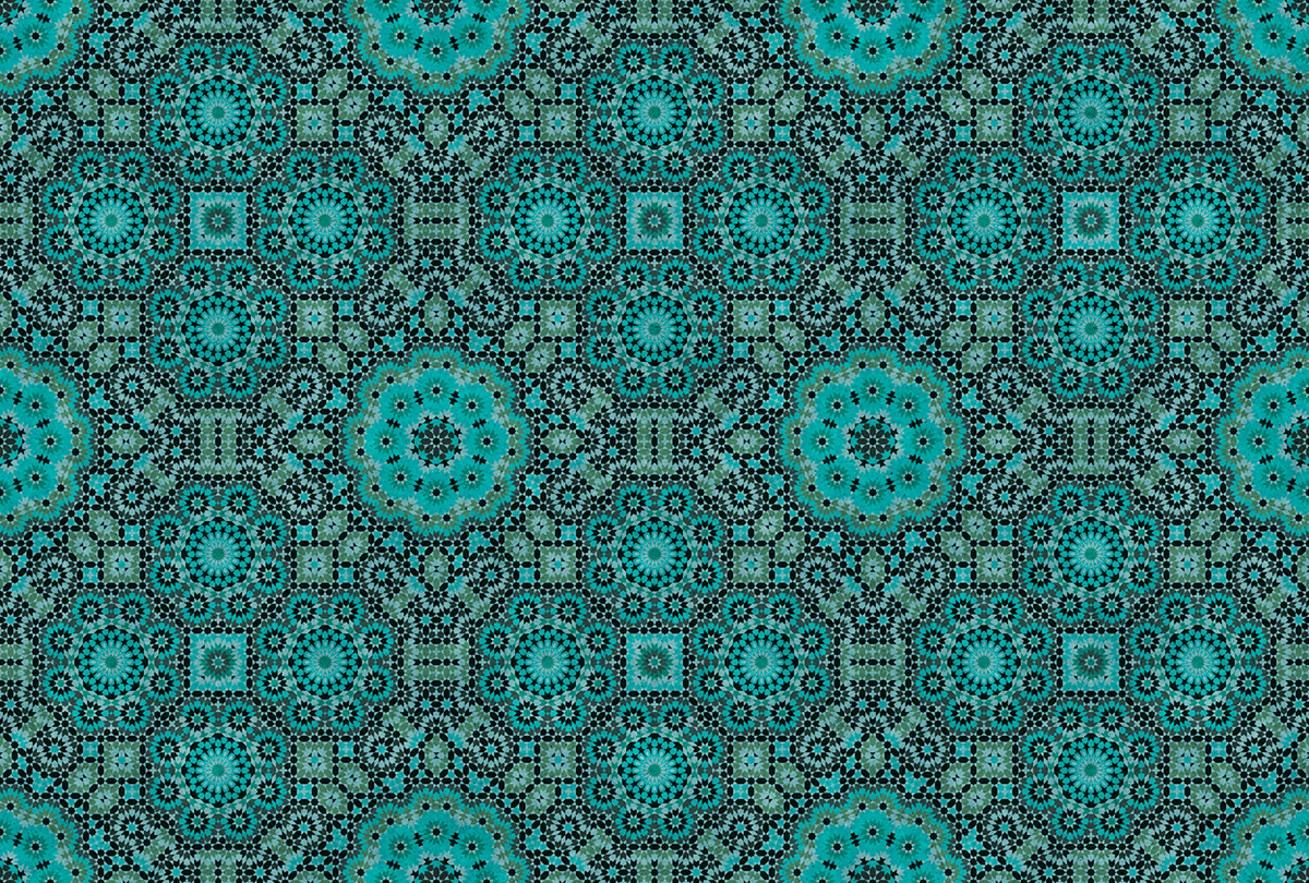 Papier peint panoramique Mosaïque Maroc 2 - Référence DD110606 - Intissé 200g/m2 - Standard 400 x 270