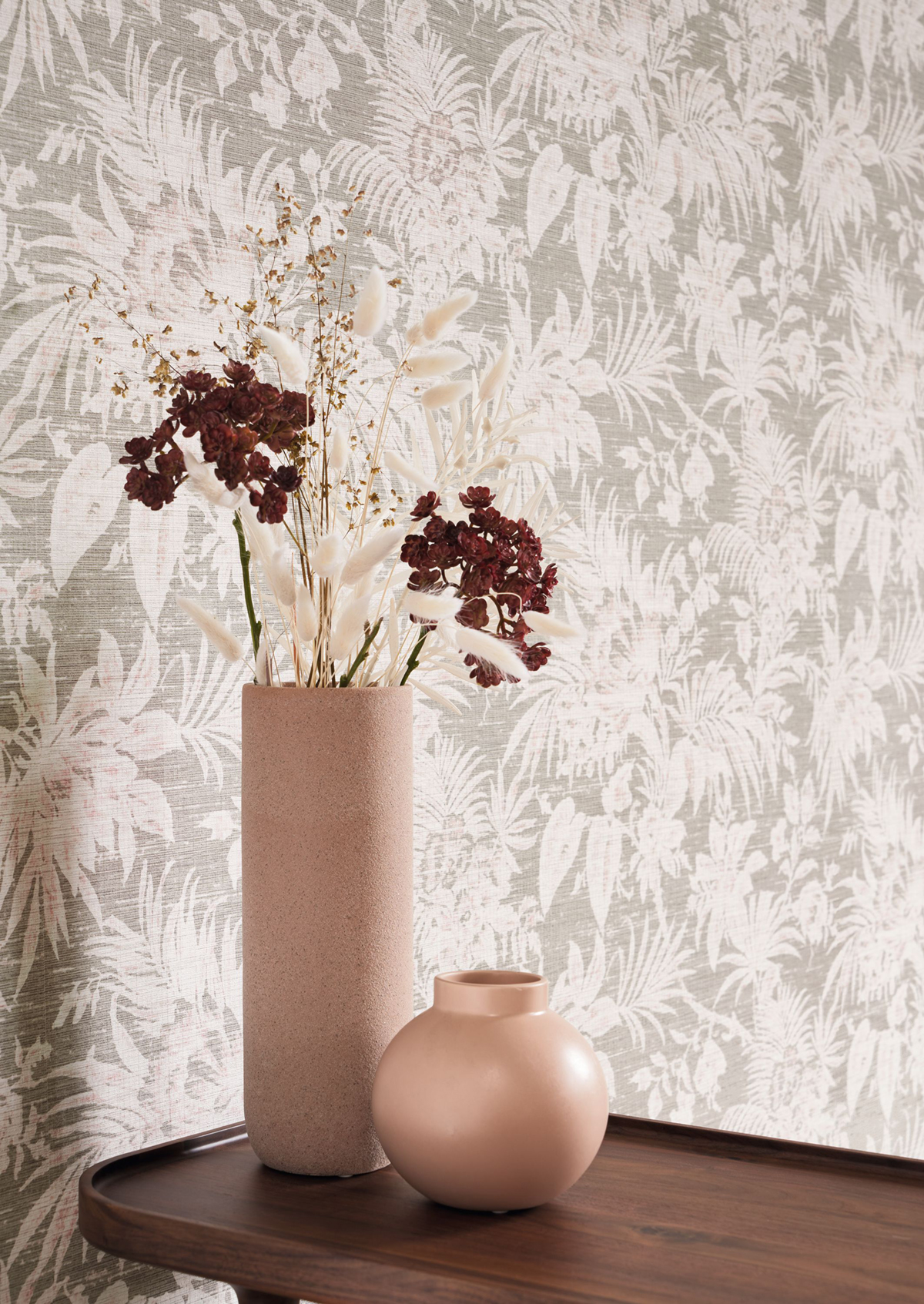 Papier peint Feuillage Tropical Fern rose - Five o'clock de Casadeco | AMB Réf. FOCL85781315