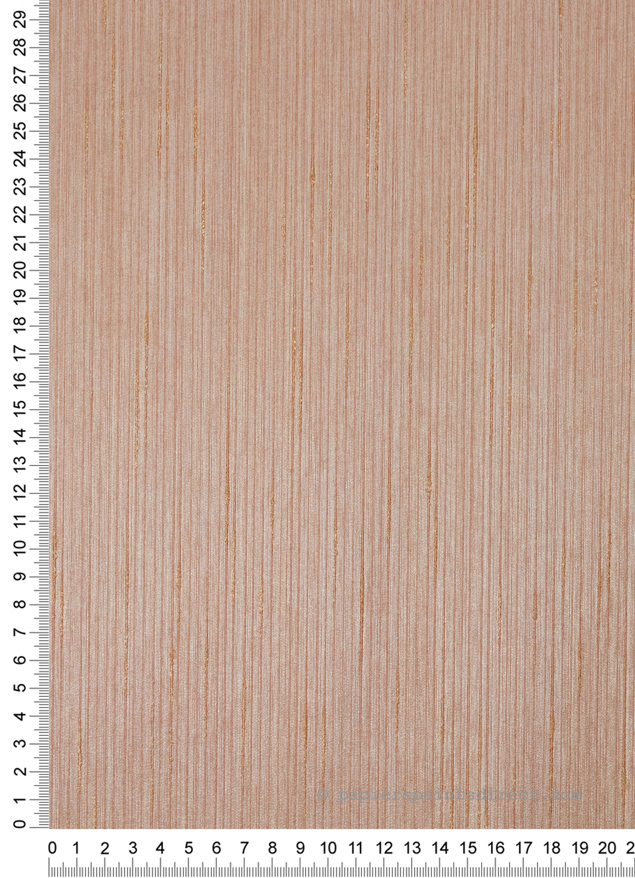 Tissu mural Faux Uni Strié orange - Textil'In de Montecolino | Réf. MC-TIN213187