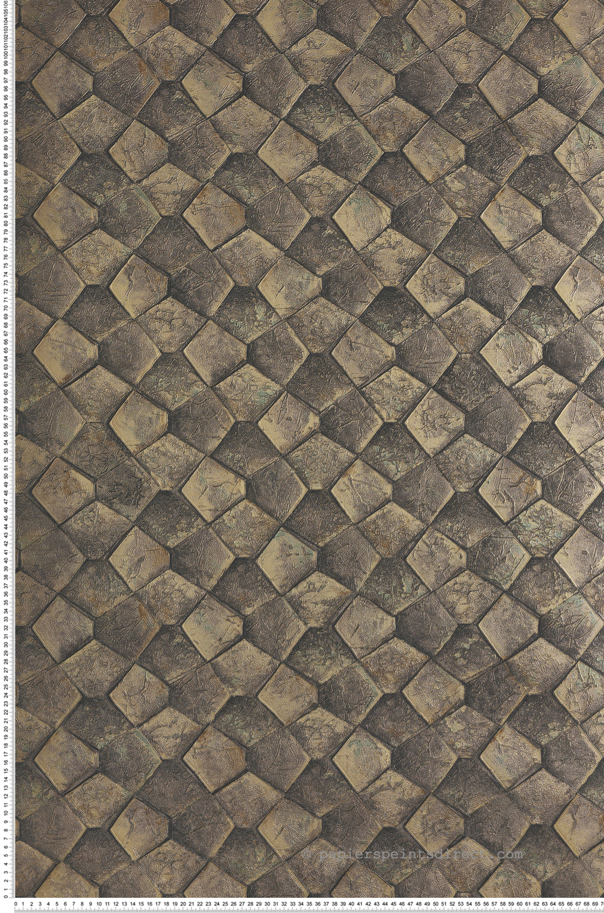 Papier peint Pierre Mur mordoré - Eclectic de Montecolino | Réf. MC-34909