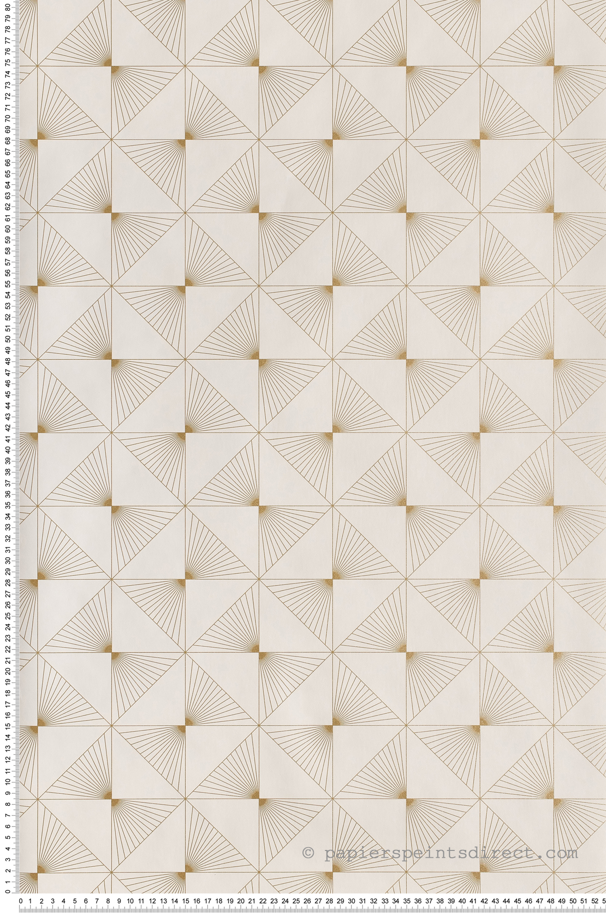 Papier peint Lines blanc or - Spaces de Casélio | Réf. SPA100130020