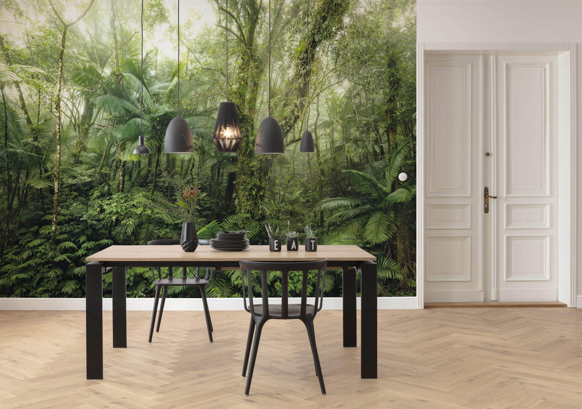 Papier peint jungle panoramique Mindfulness - Papier peint Komar Home