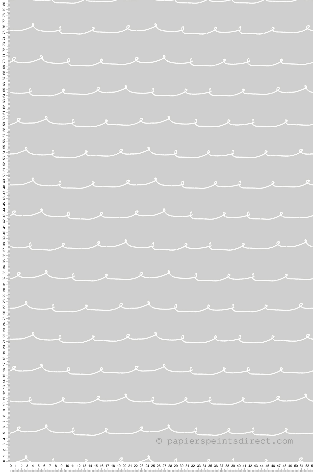 Papier peint Ligne Vague Contemporain gris - Imagine de Lutèce | Réf. LTC-DL27570