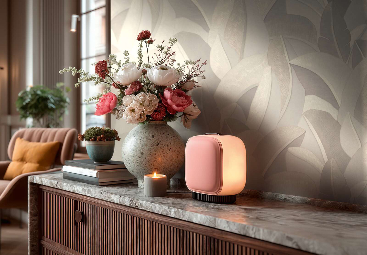 Papier peint Feuillage Graphique ivoire doré - Vibes & Styles d'A.S. Création AMB3| Réf. AS-790395