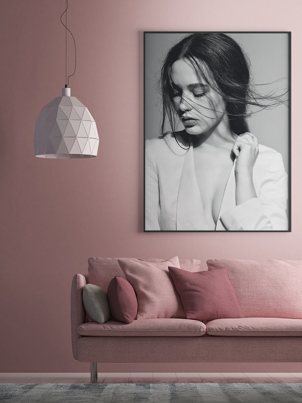 Papier peint Uni Lisse rose blush - Dream Flowery de Architects Paper | AMB Réf. 3837-30