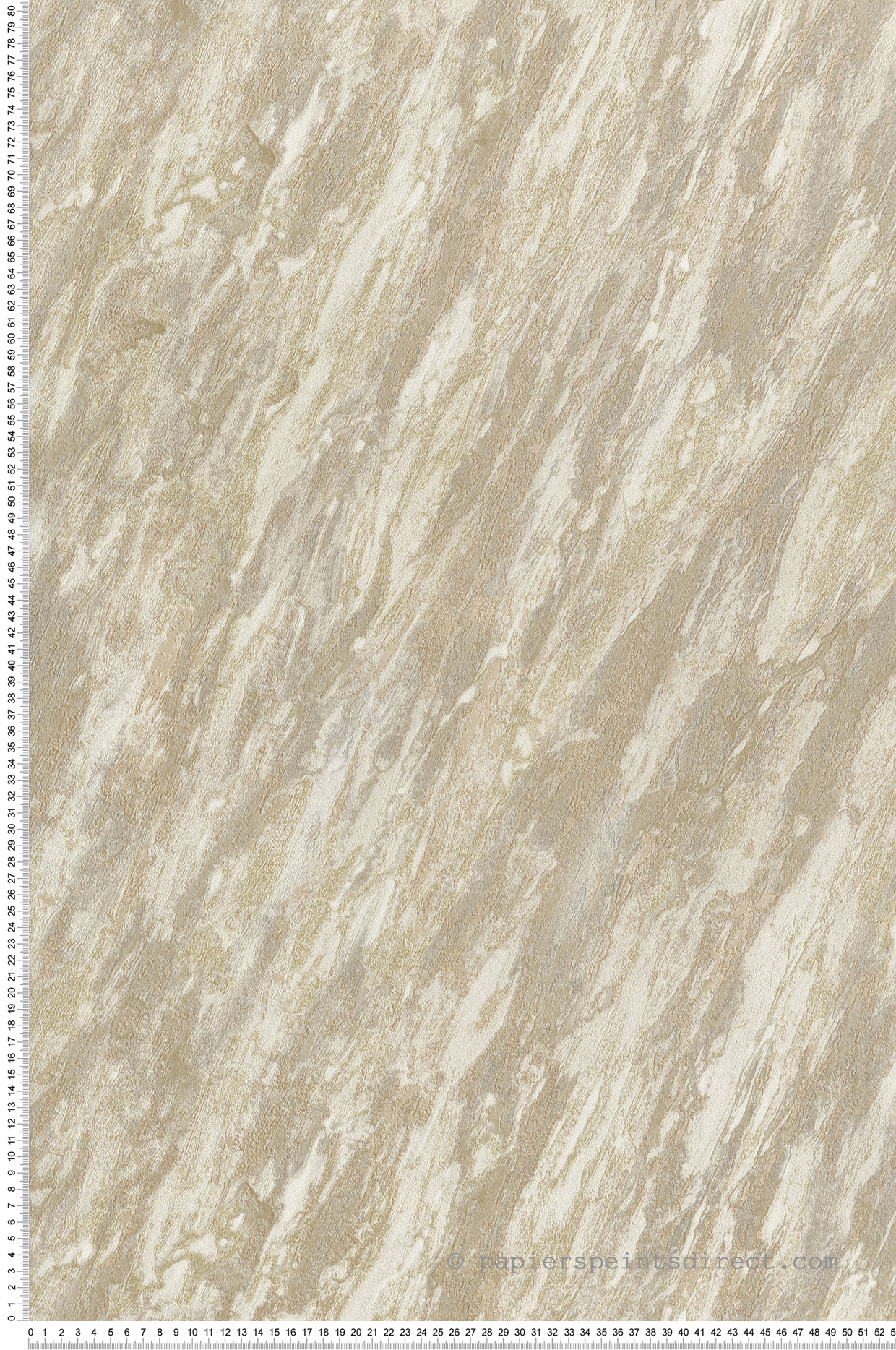 Papier Peint Marbre Paillettes beige doré - Venezia d'Ugépa | Réf. UGP-M66317