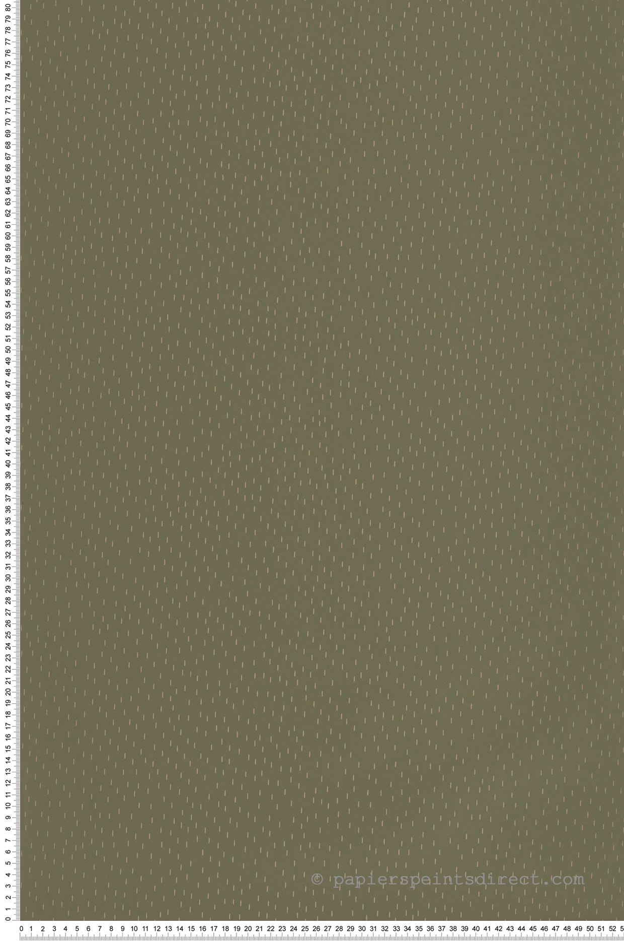 Papier peint Petits Traits Eden kaki mordoré - L'Epopée de Casélio | Réf. EPO103737051