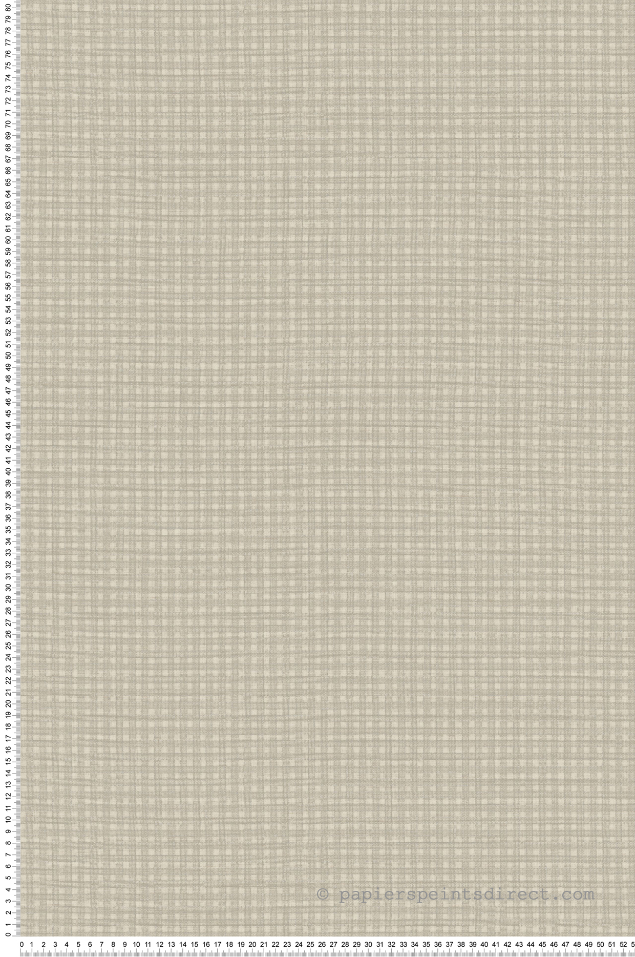 Papier peint Vichy Délicat Jude lin - Carnaby Street de Casadéco | Réf. CARN200557197