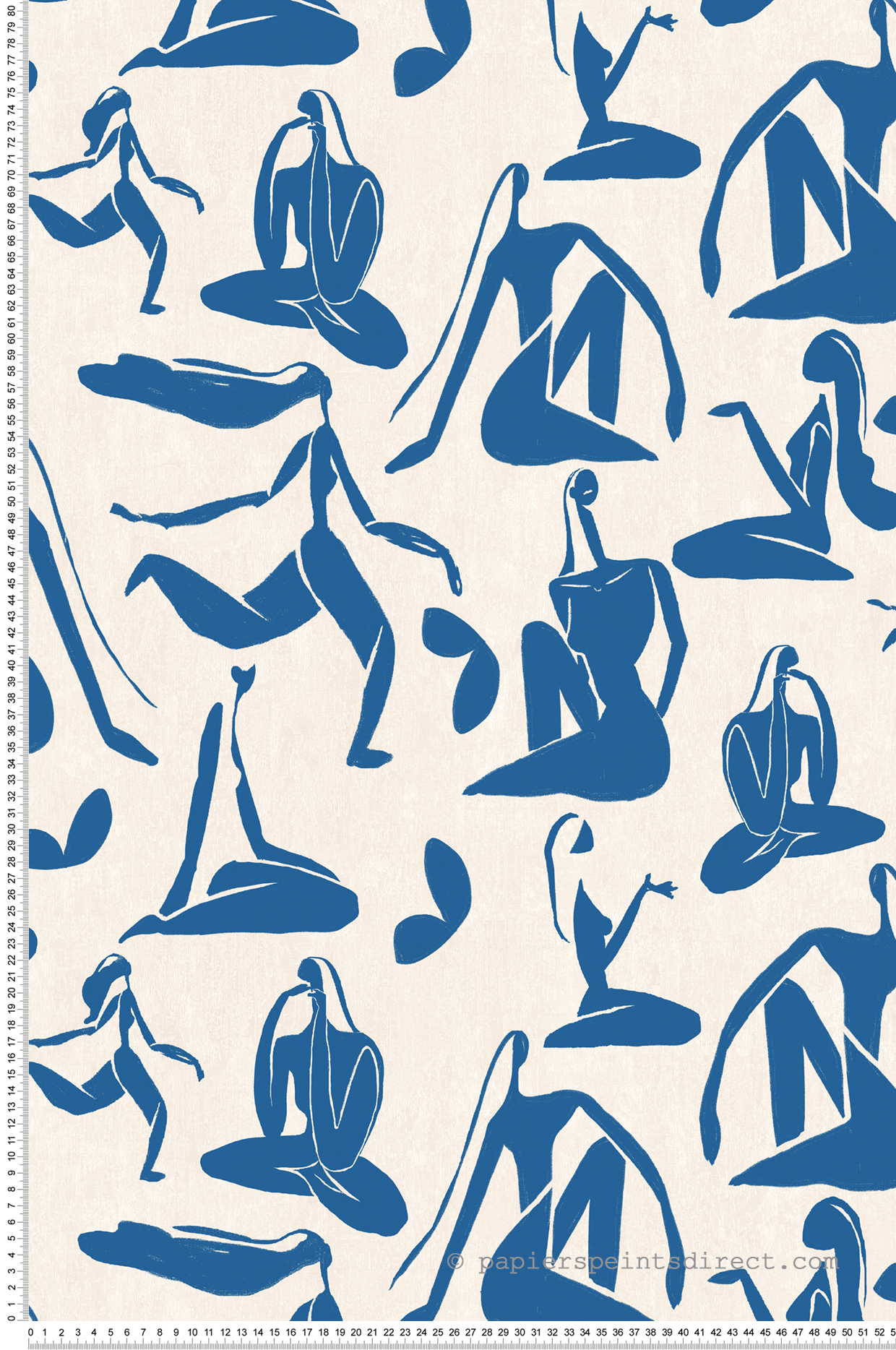 Papier peint Silhouette Abstraite bleu nuit - Arty d'Ugépa | Réf. UGP-M47611