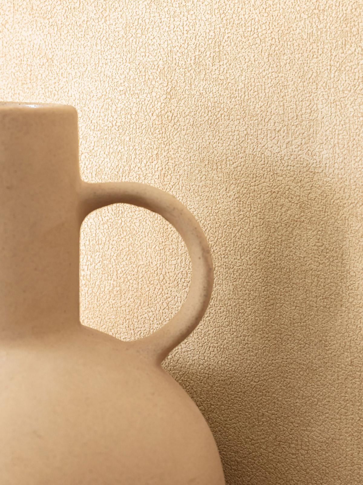 Papier peint Uni Terre Cuite cappucino - Céramique de Casélio AMB2| Réf. CER105241223