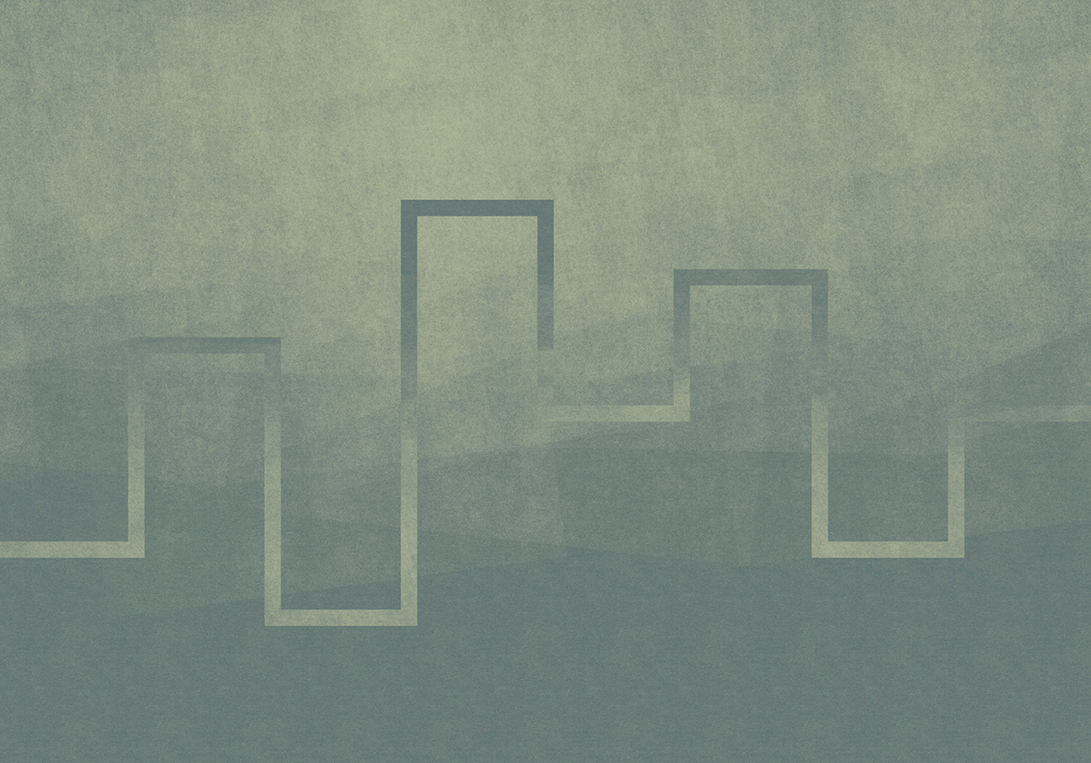 Papier peint panoramique Graphique Level - Papier Peint Komar Bauhaus