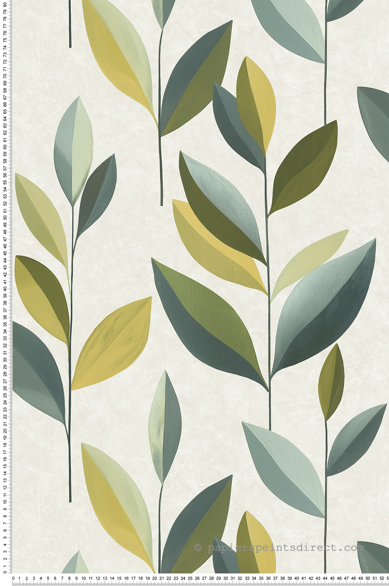 Papier peint Feuille Design vert - Vancouver de Montecolino | Réf. MC-SY27553