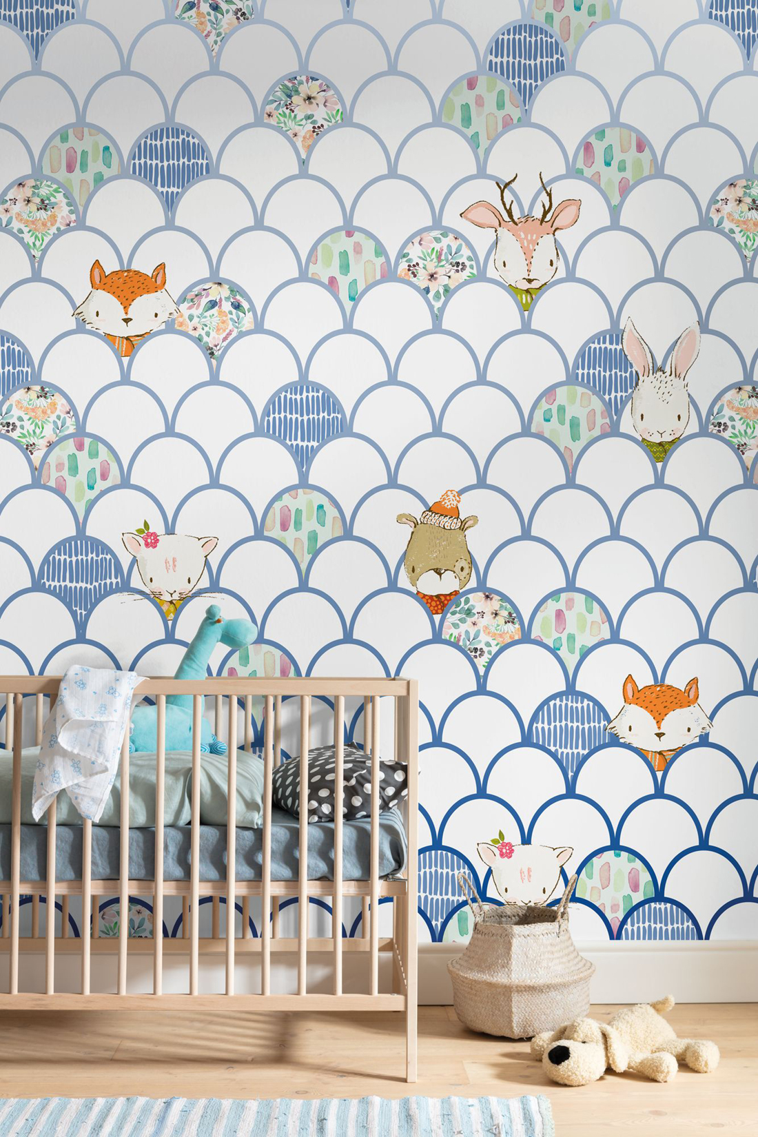 Panoramique Shelly White - Papier peint Komar