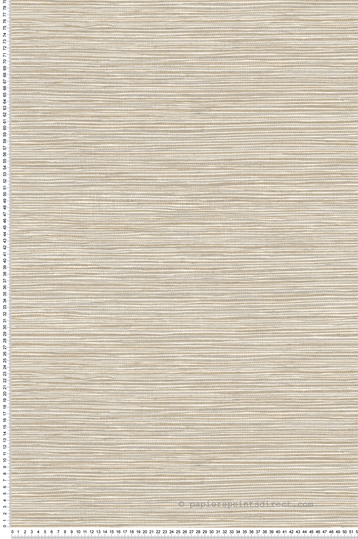 Papier peint Paille Japonaise Alton beige gris - Harry de Lutèce | Réf. LTC-DL26720