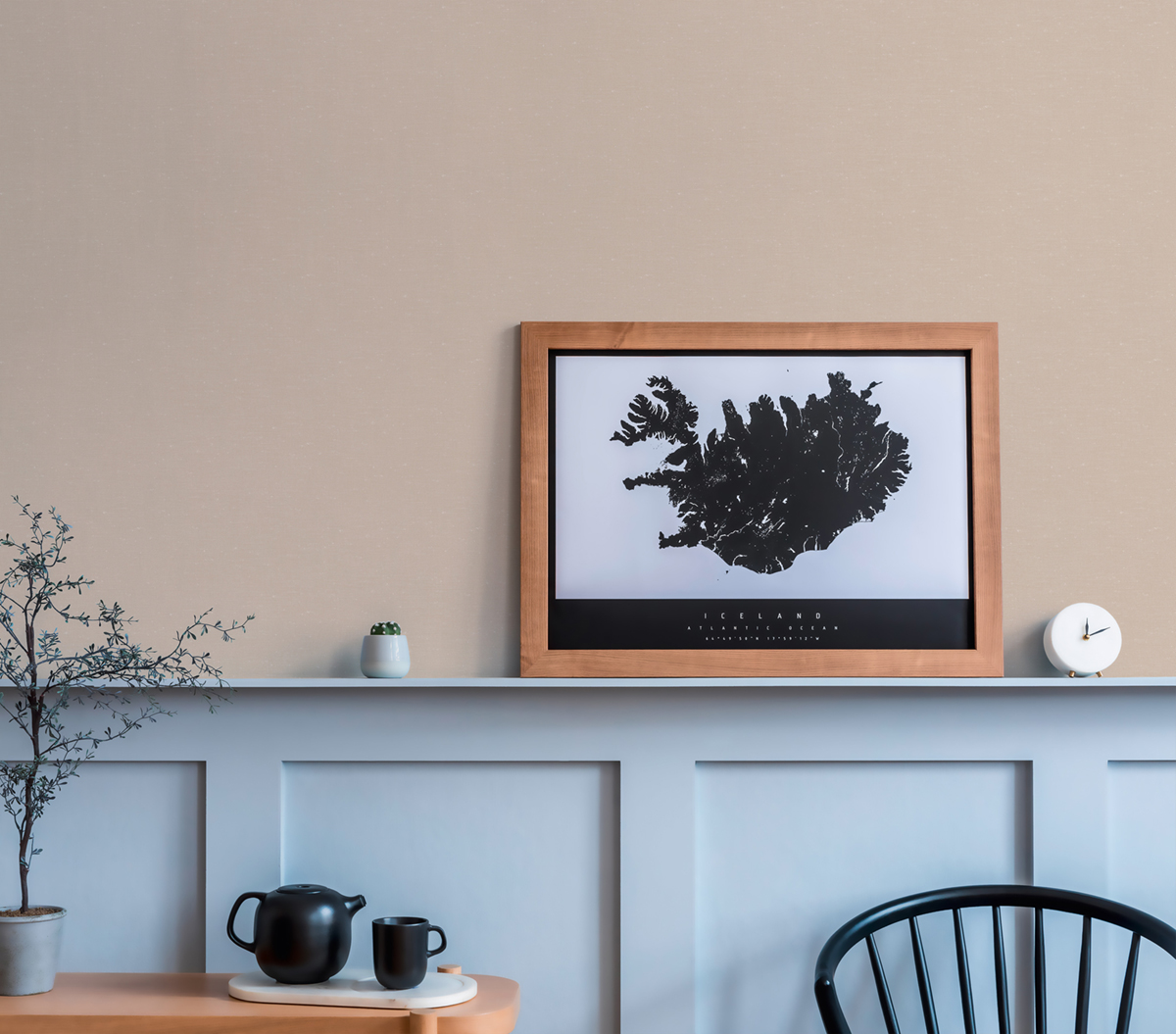 Papier peint Faux Uni Maille grège - Bensimon 2 de Lutèce AMB3 | Réf. LTC-51201207