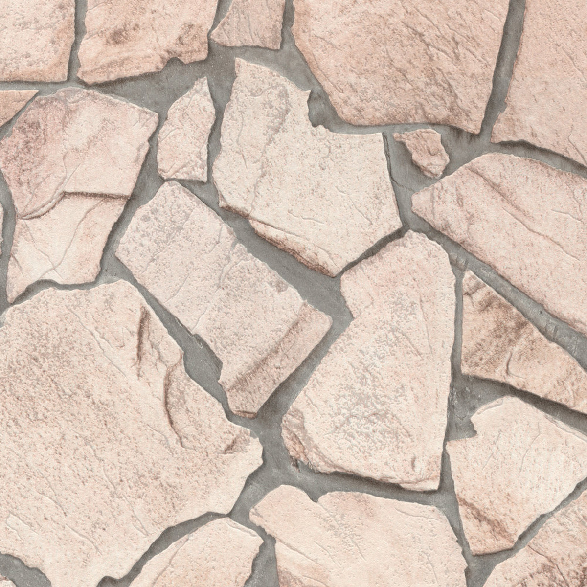 Papier peint Dalles Pierre beige rosé - Elements 2 d'A.S. Création ZOOM | Réf. AS-927323