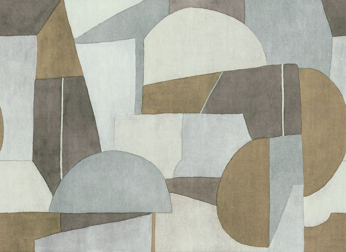 Papier peint panoramique Forme Imposante Molly L bleu gris 424X310 - Carnaby Street de Casadéco | Réf. CARN200592733