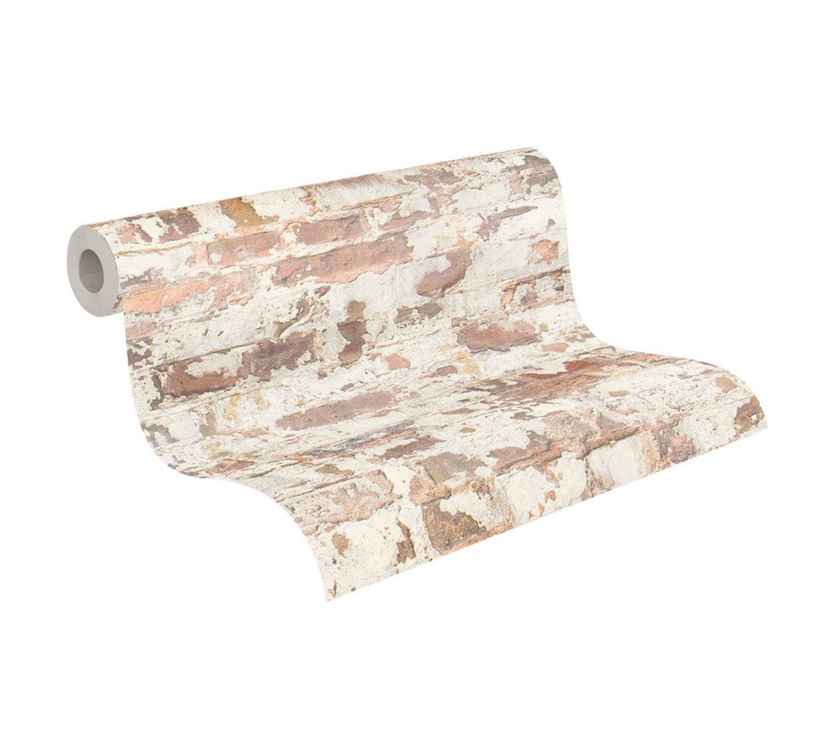 Papier peint Brique Usée rouge - Elements 2 d'A.S. Création ROLL | Réf. AS-369291