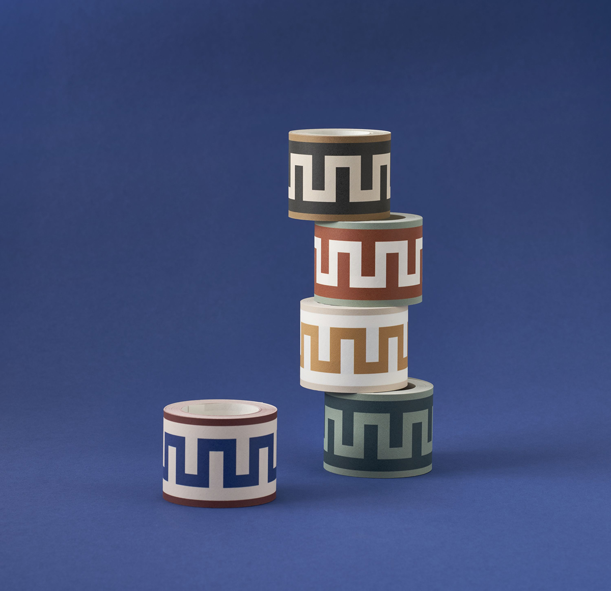 Galon Symbole Egypte Audacieuse jaune ocre - Galons et Frises de Casadéco | Réf. GAFR200402517