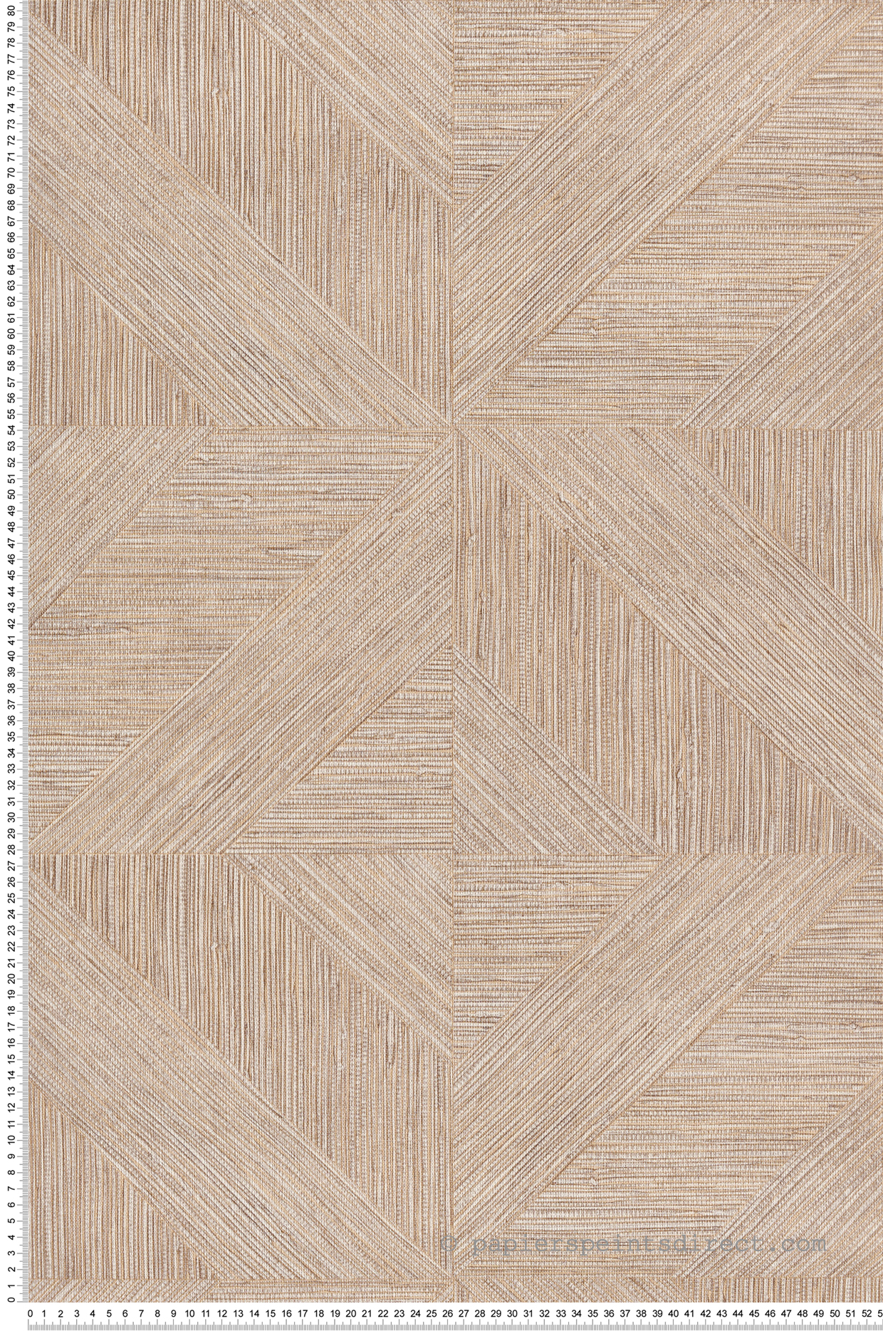 Papier peint Géométrique Texturé vanille - Atacama de Montecolino | Réf. MC-IM28013