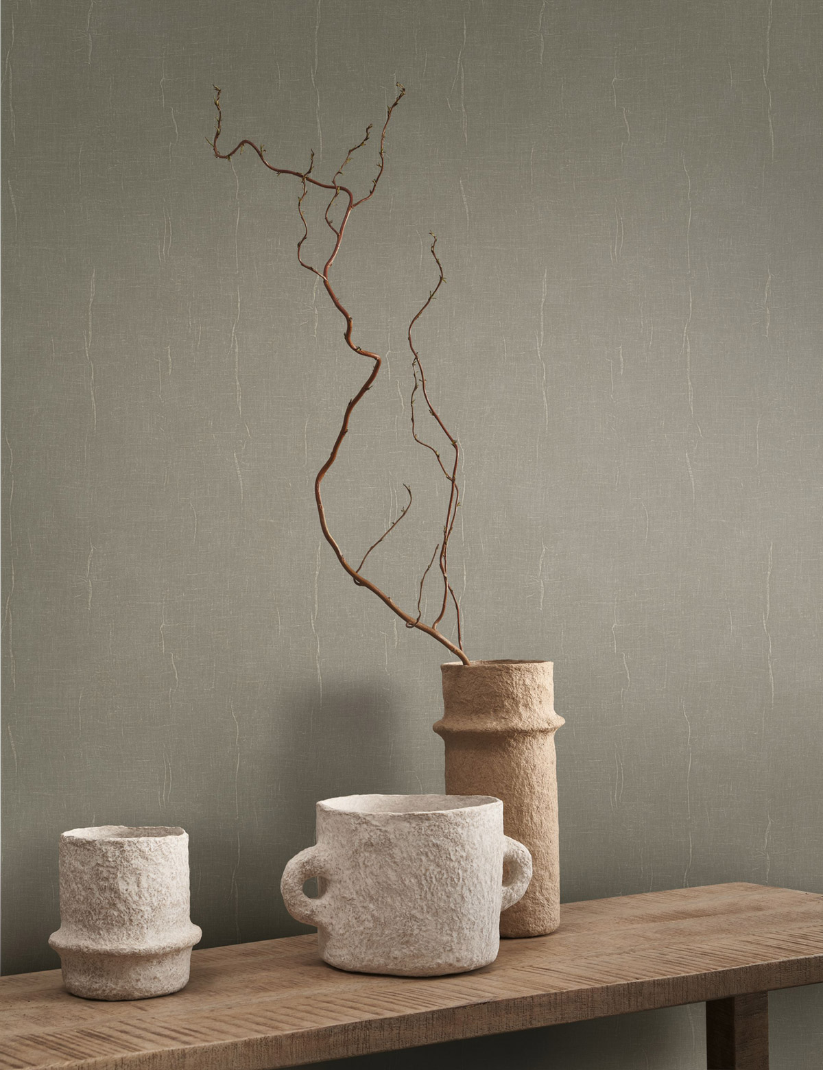 Papier peint Uni Etamine gris étain - Etamine de Casadéco | Réf. ETAM200259669