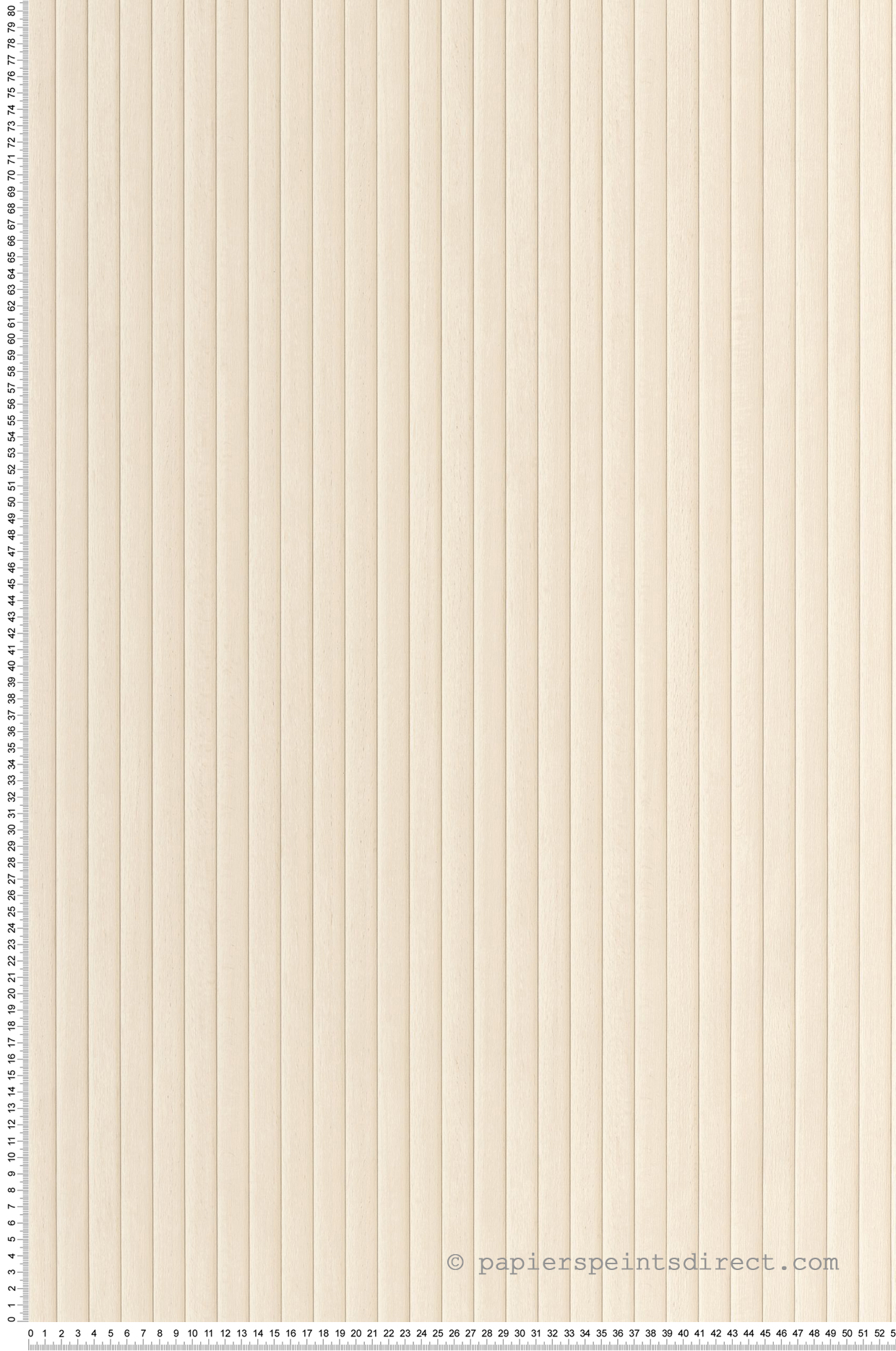 Papier peint Lames Verticales Boisea blanc cassé - Woodline de Casélio | Réf. WOD106840000