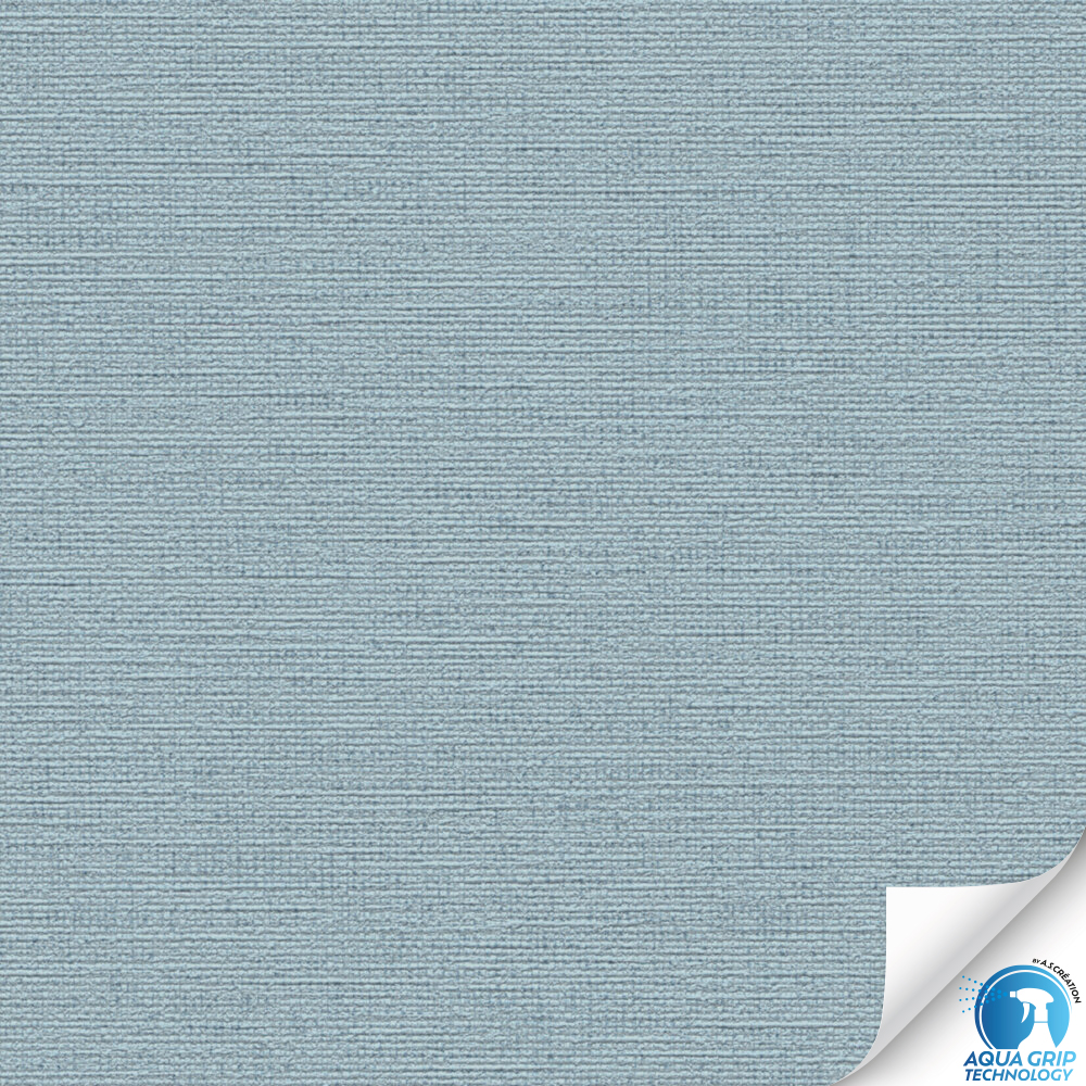 Papier peint préencollé Uni Around bleu ciel - Designdrop d'A.S. Création ZOOM | Réf. AS-785753