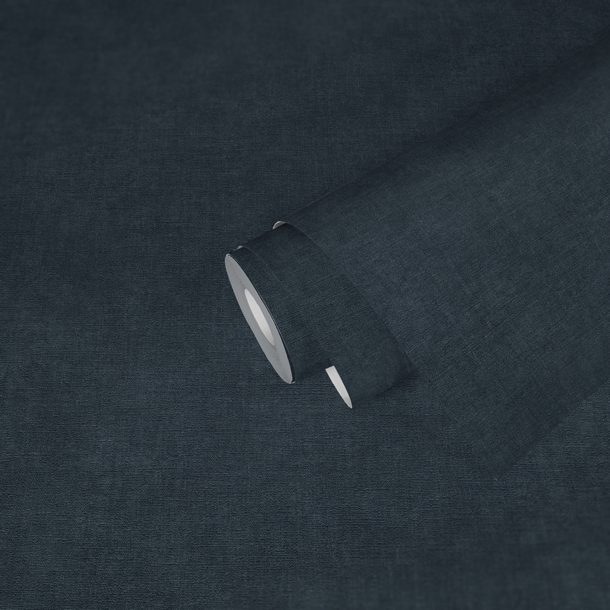 Papier peint Uni Nuancé Toile bleu nuit - Smart Surfaces d'A.S. Création AMB4| Réf. AS-395672