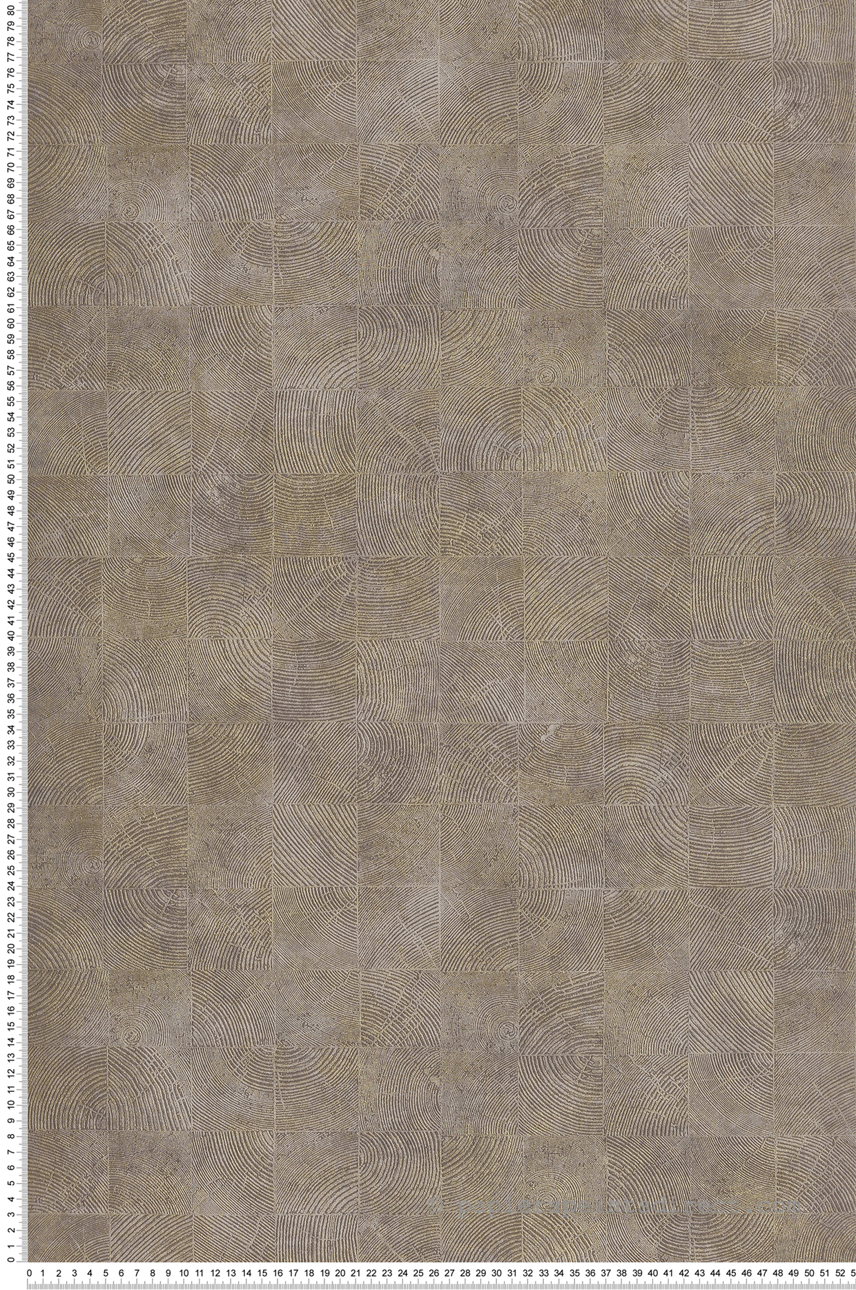 Papier peint Géométrique Chêne gris et doré - Woods de Casadéco | Réf. WOOD86012532