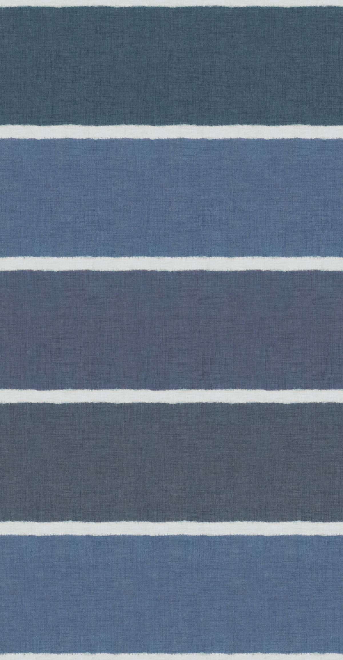 Papier peint panoramique Rayure Effet Lin bleu - Kanoko d'Osborne & Little | Réf. OSB-W7554-01