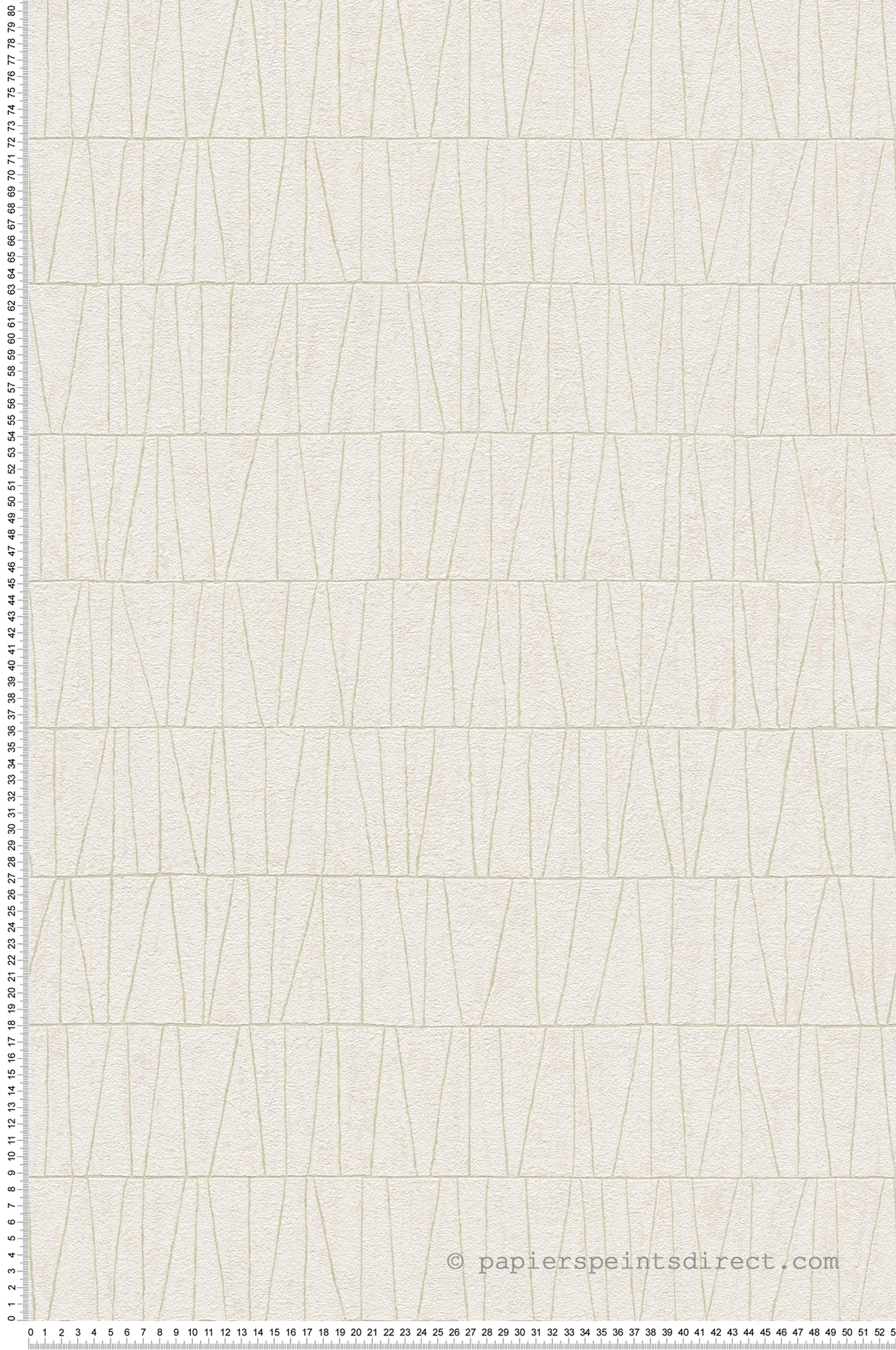 Papier peint Géométrie Tracé écru nacré - Jade 2 d'A.S. Création | Réf. AS-395062