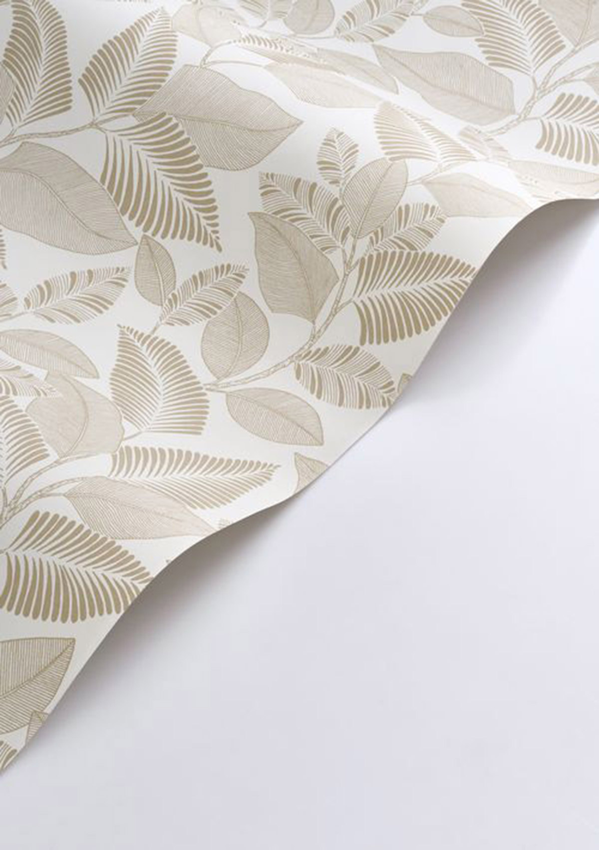 Papier peint Feuillage Paraty beige - Rio de Casadéco AMB4| Réf. RIOC201801430